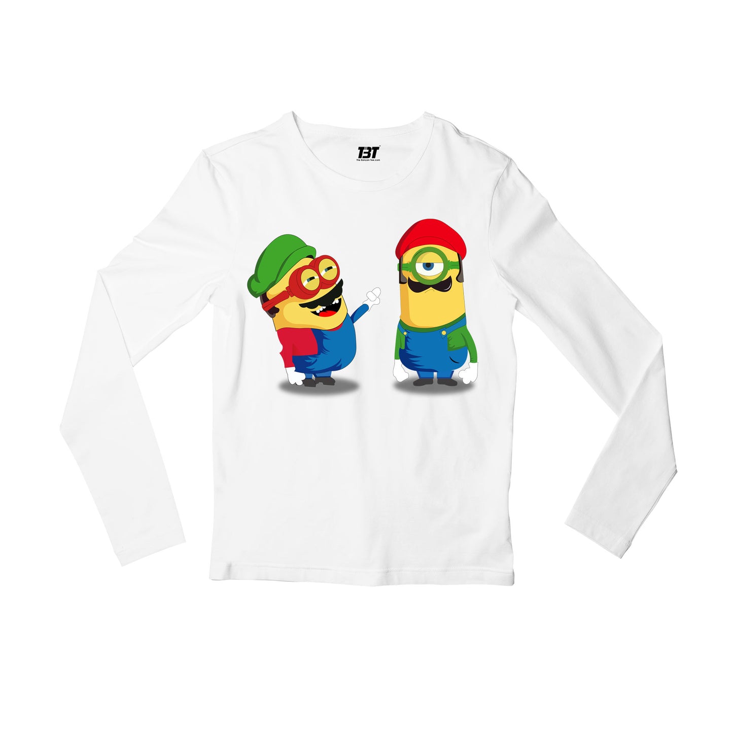 Minions Full Sleeves T-shirt - Gamer Min Gamer Man Full Sleeves T-shirt The Banyan Tee TBT combo shirt long sleeves for men women unisex cool stylish online india