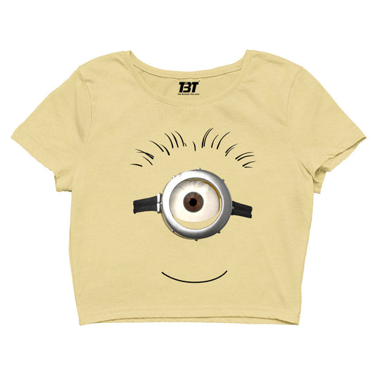 Minions Crop Top by The Banyan Tee TBT girl amazon white branded women meesho full for couple bewakoof adults men's yellow women's online india