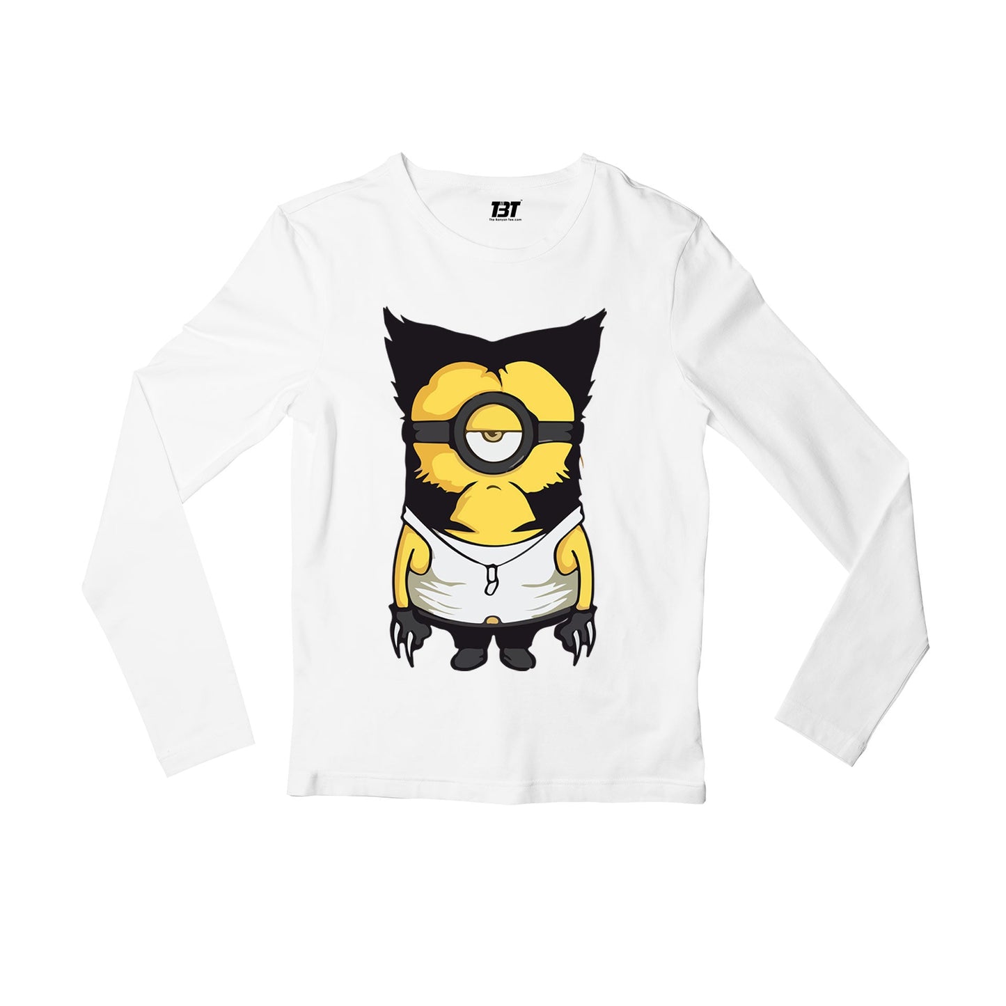 Minions Full Sleeves T-shirt - Wolverine Full Sleeves T-shirt The Banyan Tee TBT combo shirt long sleeves for men women unisex cool stylish online india