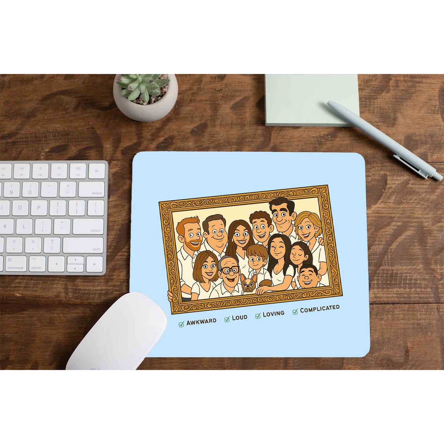 modern family the family frame mousepad logitech large anime tv & movies buy online india the banyan tee tbt men women girls boys unisex