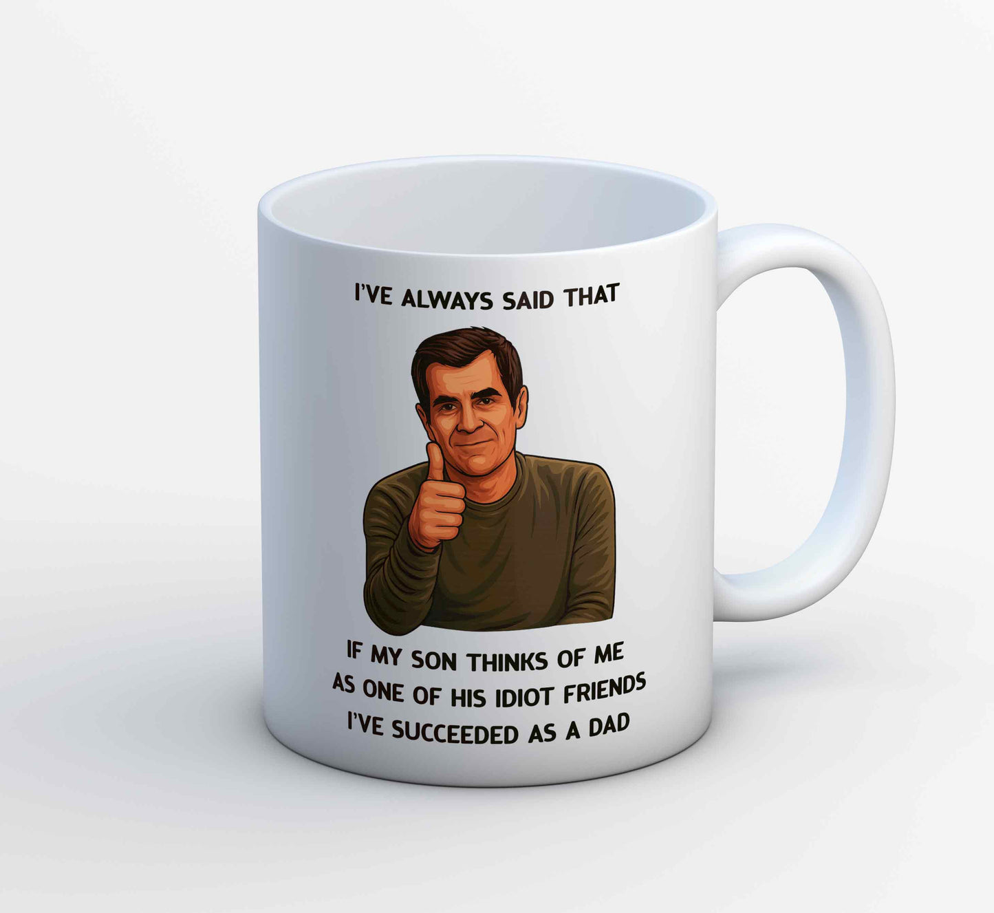 modern family succeeded as a dad mug coffee ceramic tv & movies buy online india the banyan tee tbt men women girls boys unisex