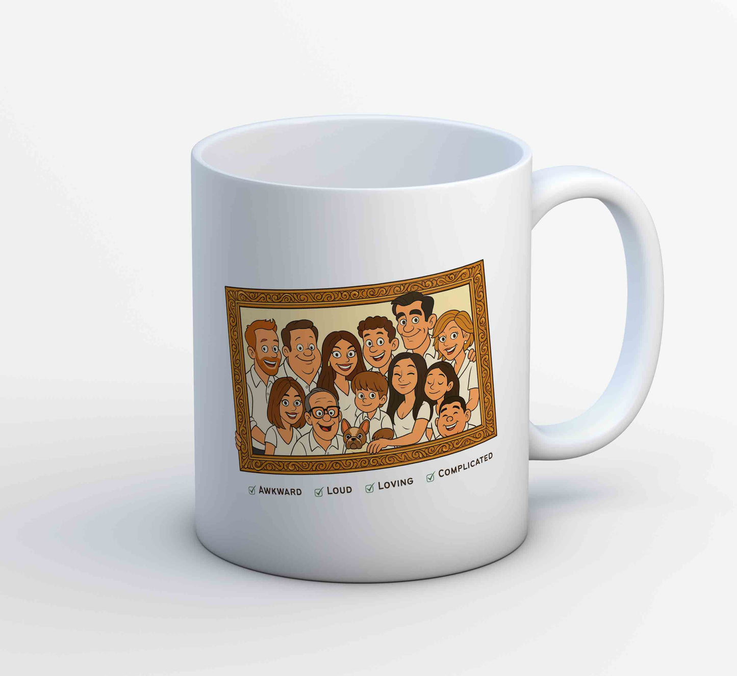 modern family the family frame mug coffee ceramic tv & movies buy online india the banyan tee tbt men women girls boys unisex
