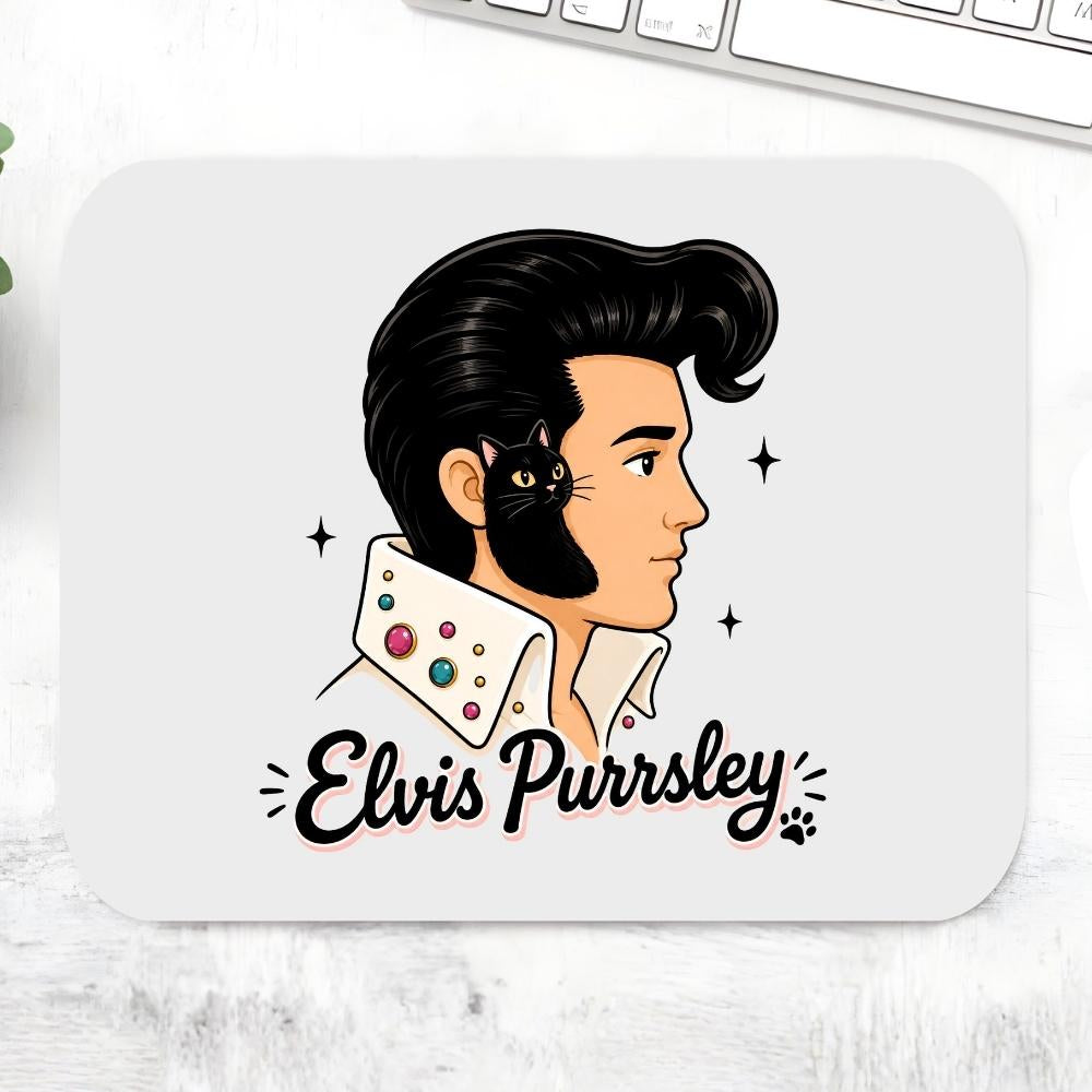 elvis presley purrsley mousepad logitech large anime music band buy online india the banyan tee tbt men women girls boys unisex