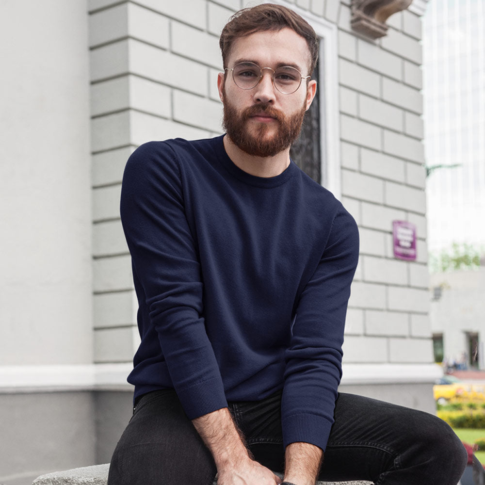 Navy Blue Sweatshirt TBT Basics – The Banyan Tee