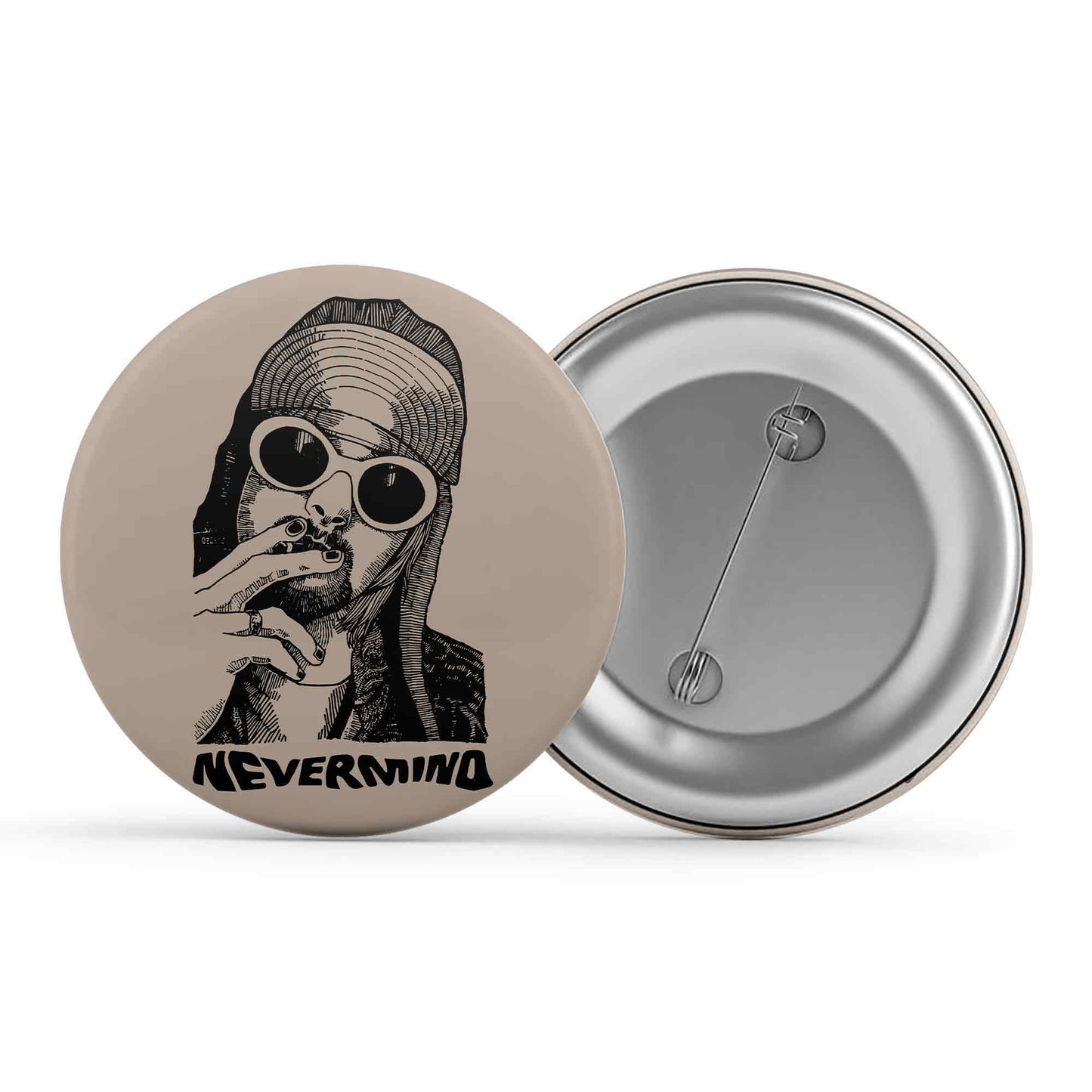 nirvana kurt never minds badge pin button music band buy online india the banyan tee tbt men women girls boys unisex