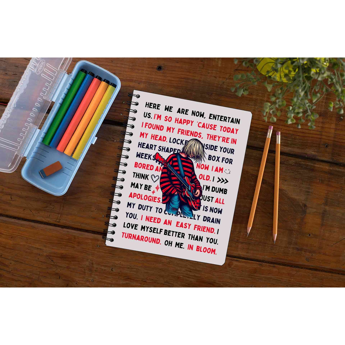 nirvana lyrical doodle notebook notepad diary buy online india the banyan tee tbt unruled