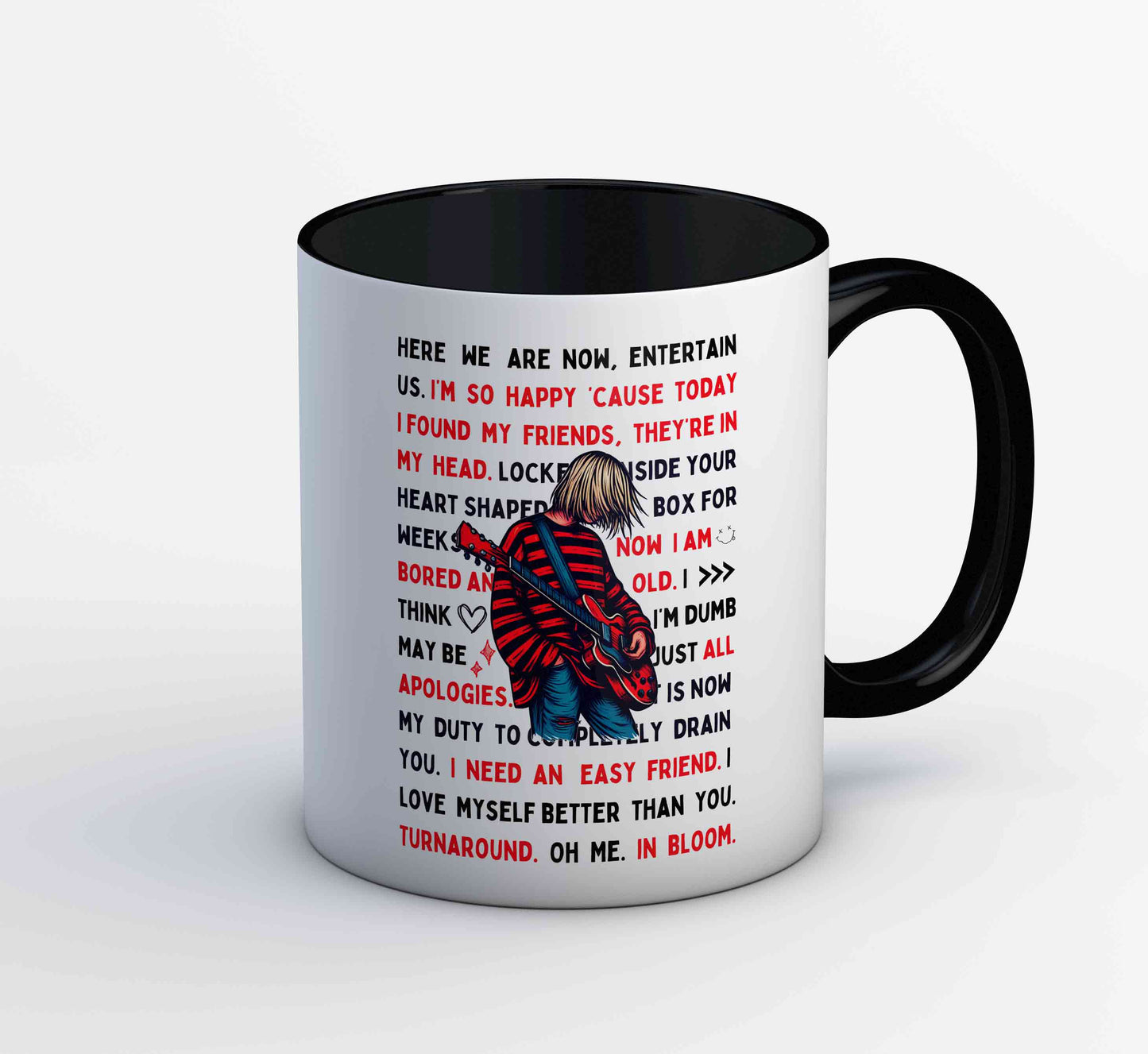 nirvana lyrical doodle mug coffee ceramic music band buy online india the banyan tee tbt men women girls boys unisex