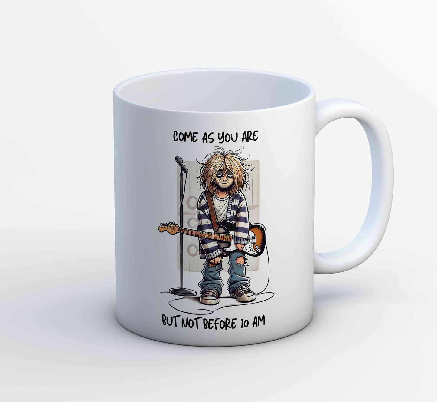 nirvana not before 10 am mug coffee ceramic music band buy online india the banyan tee tbt men women girls boys unisex