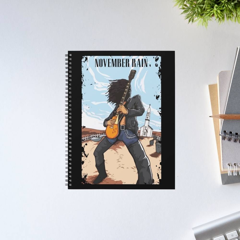 guns n' roses november rain notebook notepad diary buy online india the banyan tee tbt unruled