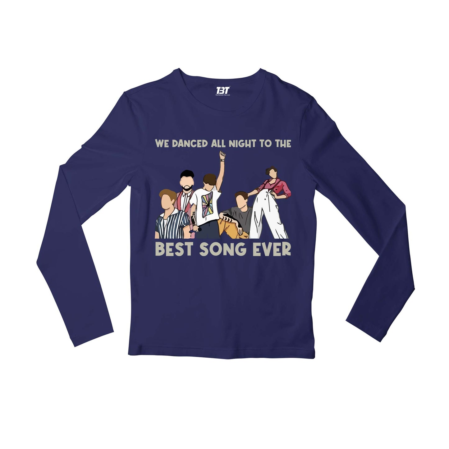 one direction best song ever full sleeves long sleeves music band buy online india the banyan tee tbt men women girls boys unisex navy
