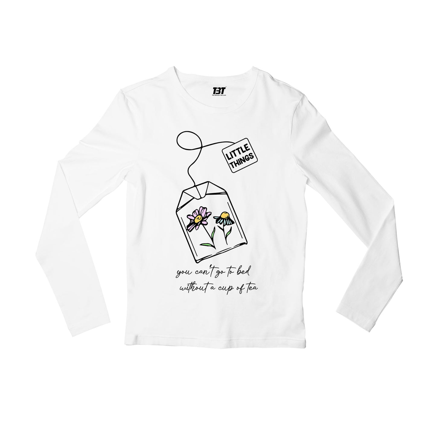 one direction little things full sleeves long sleeves music band buy online india the banyan tee tbt men women girls boys unisex white