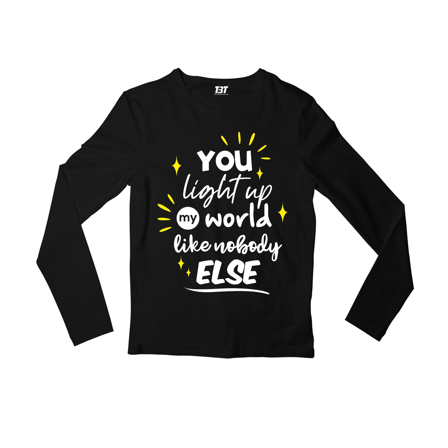 one direction you light up my world full sleeves long sleeves music band buy online india the banyan tee tbt men women girls boys unisex black