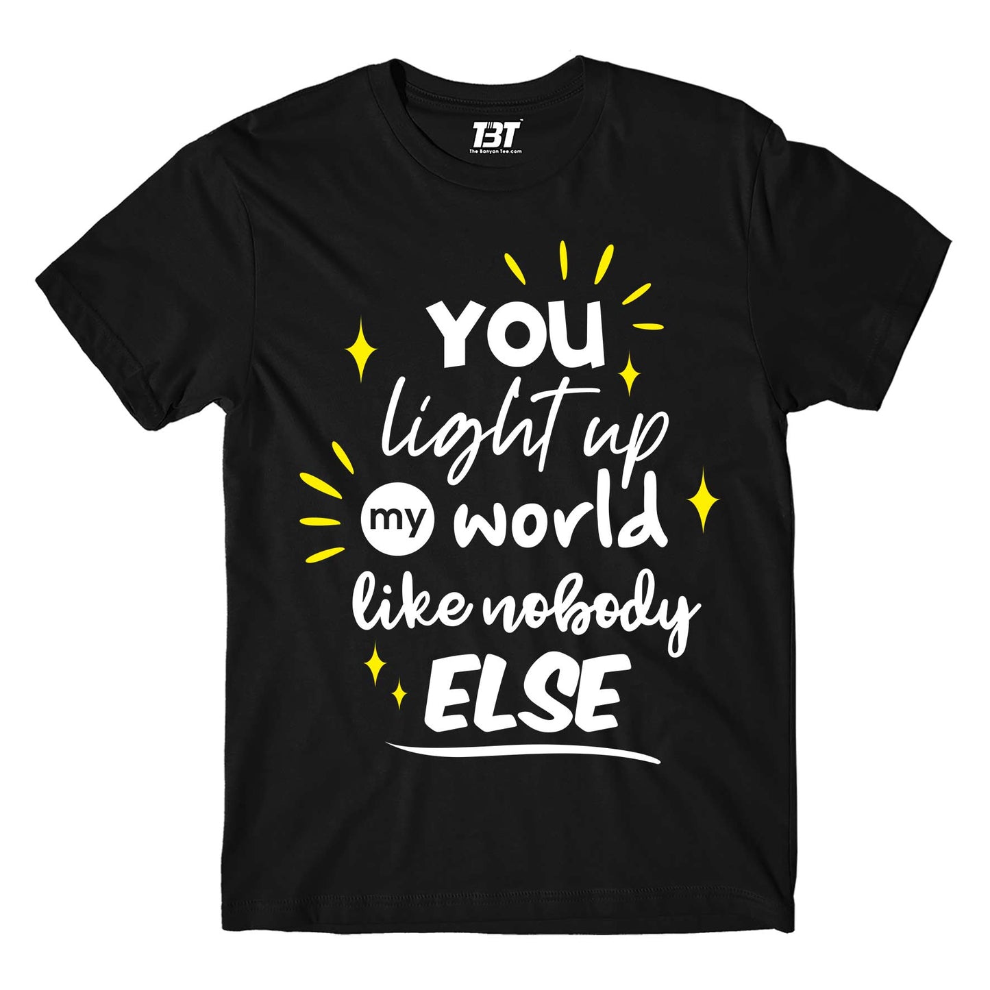 one direction you light up my world t-shirt music band buy online india the banyan tee tbt men women girls boys unisex black