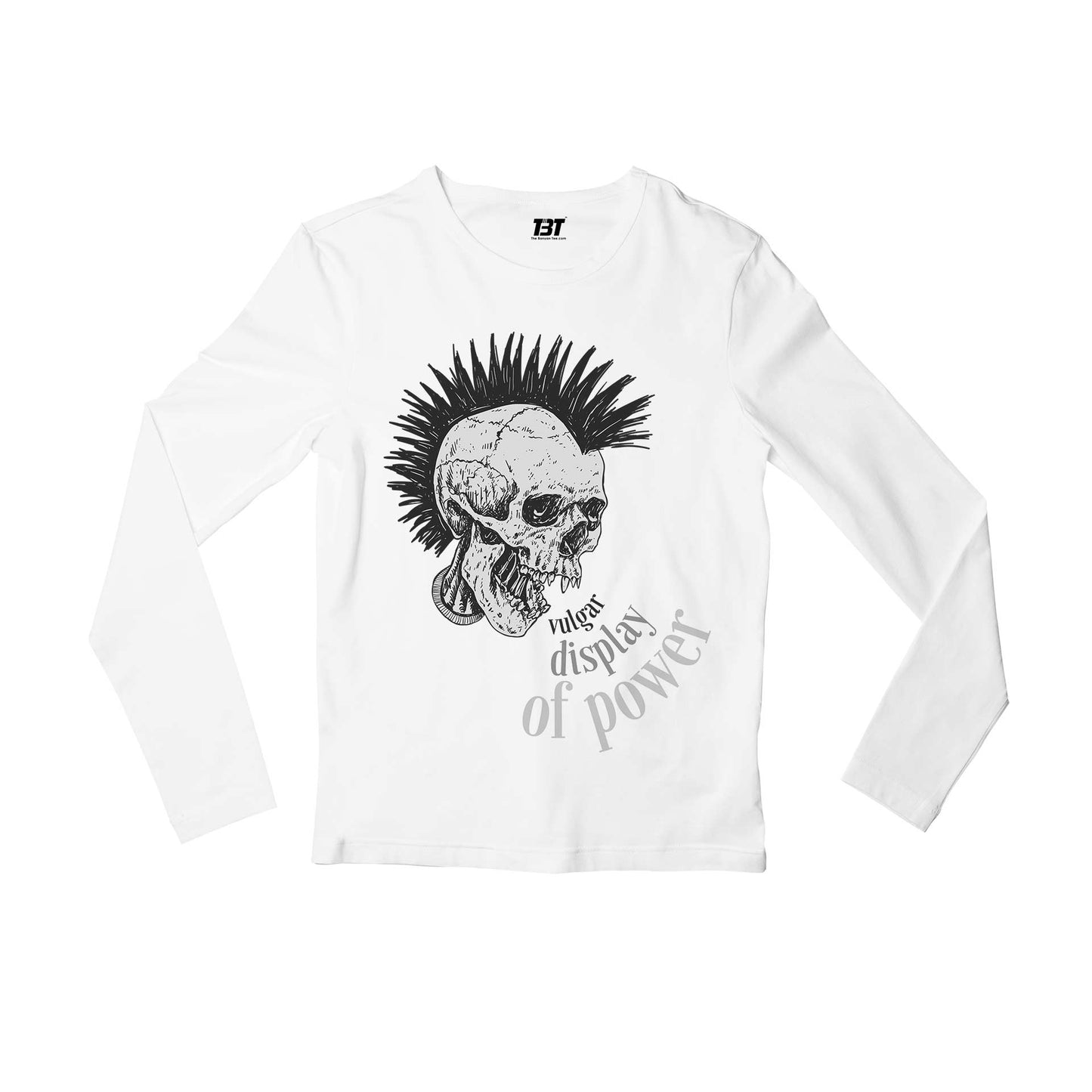 pantera vulgar display of power full sleeves long sleeves music band buy online india the banyan tee tbt men women girls boys unisex white