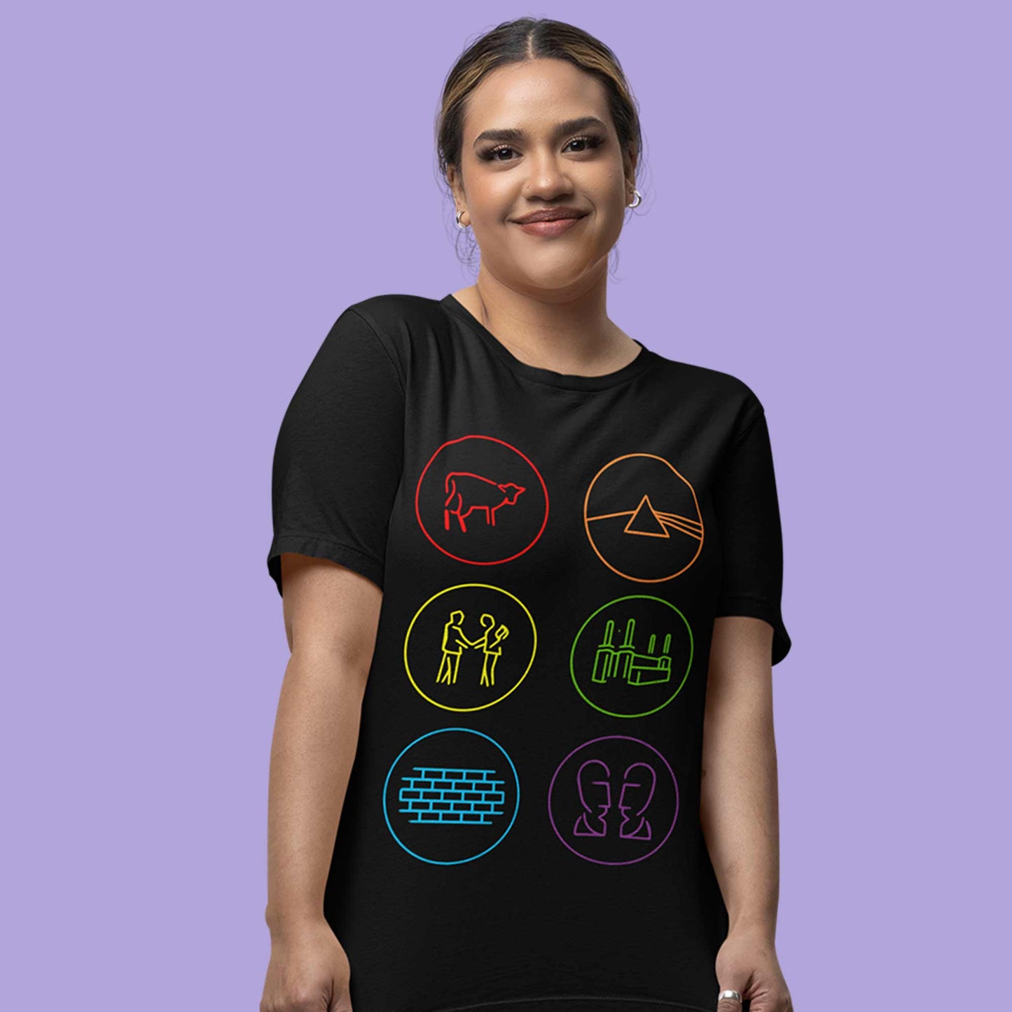Album Art Pink Floyd T-shirt T-shirt The Banyan Tee TBT sports mens india full meesho women boys flipkart
