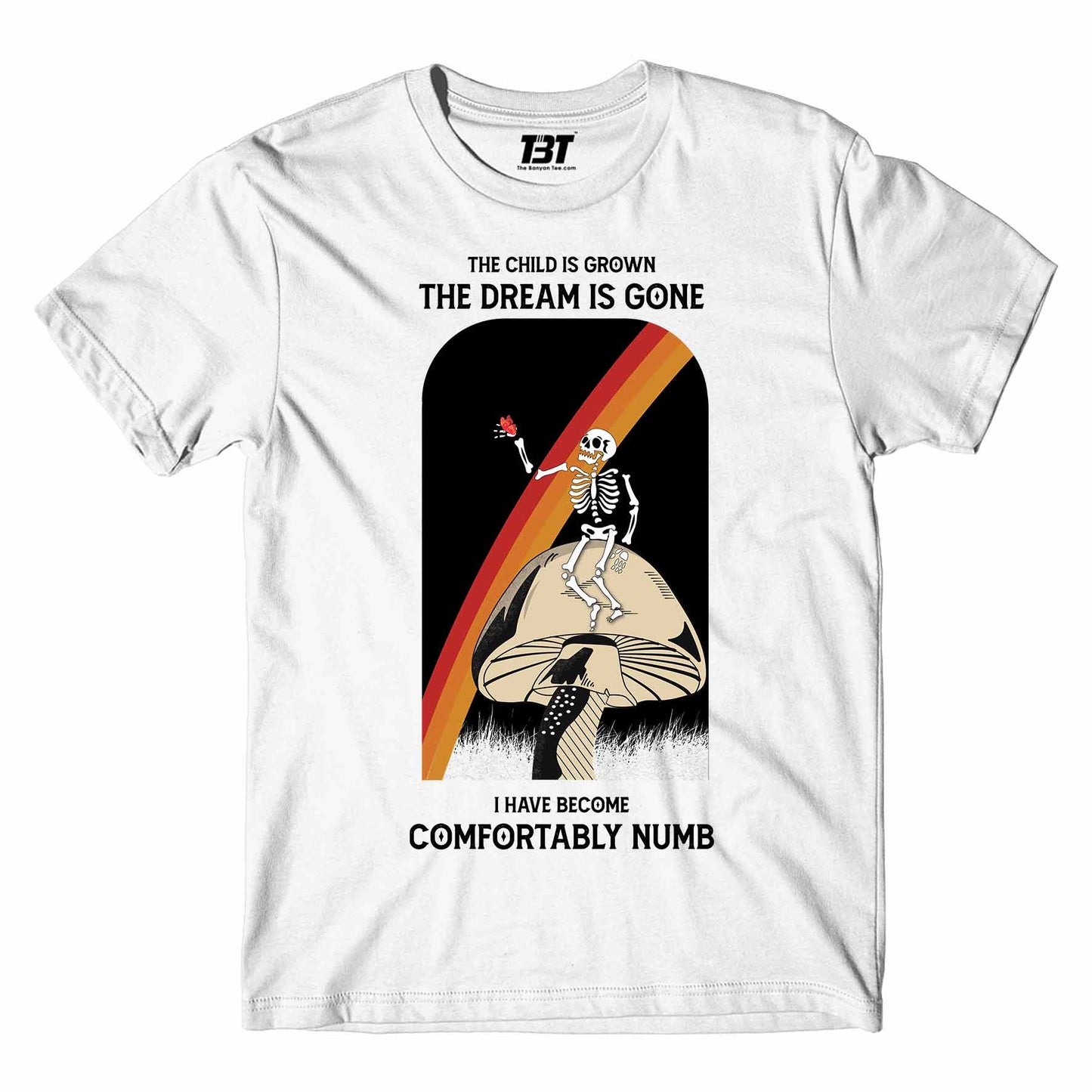 Pink Floyd T-shirt - Comfortably Numb T-shirt The Banyan Tee TBT sports mens india full meesho women boys flipkart
