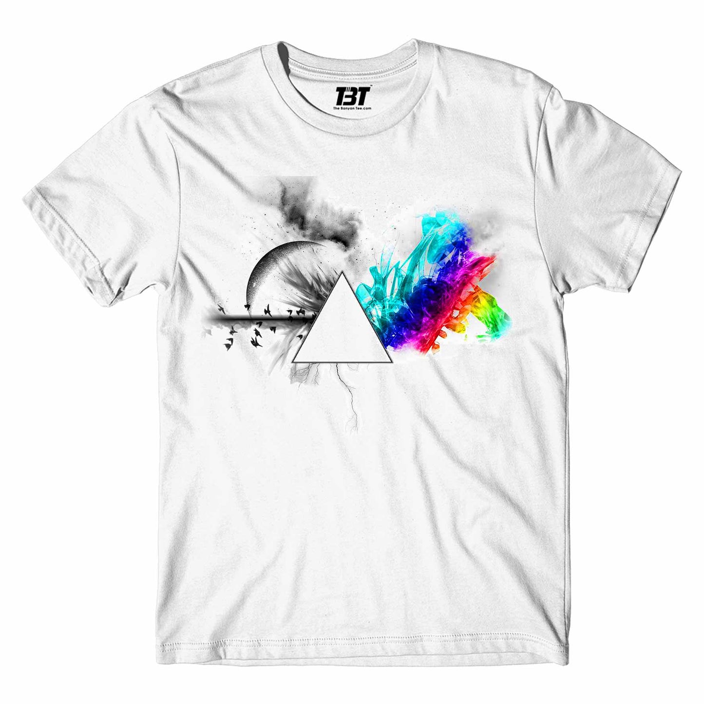 Dark Side Of The Moon Pink Floyd T-shirt T-shirt The Banyan Tee TBT sports mens india full meesho women boys flipkart