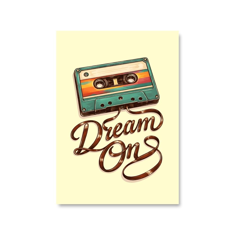 aerosmith dream on poster wall art buy online india the banyan tee tbt 8 x 10