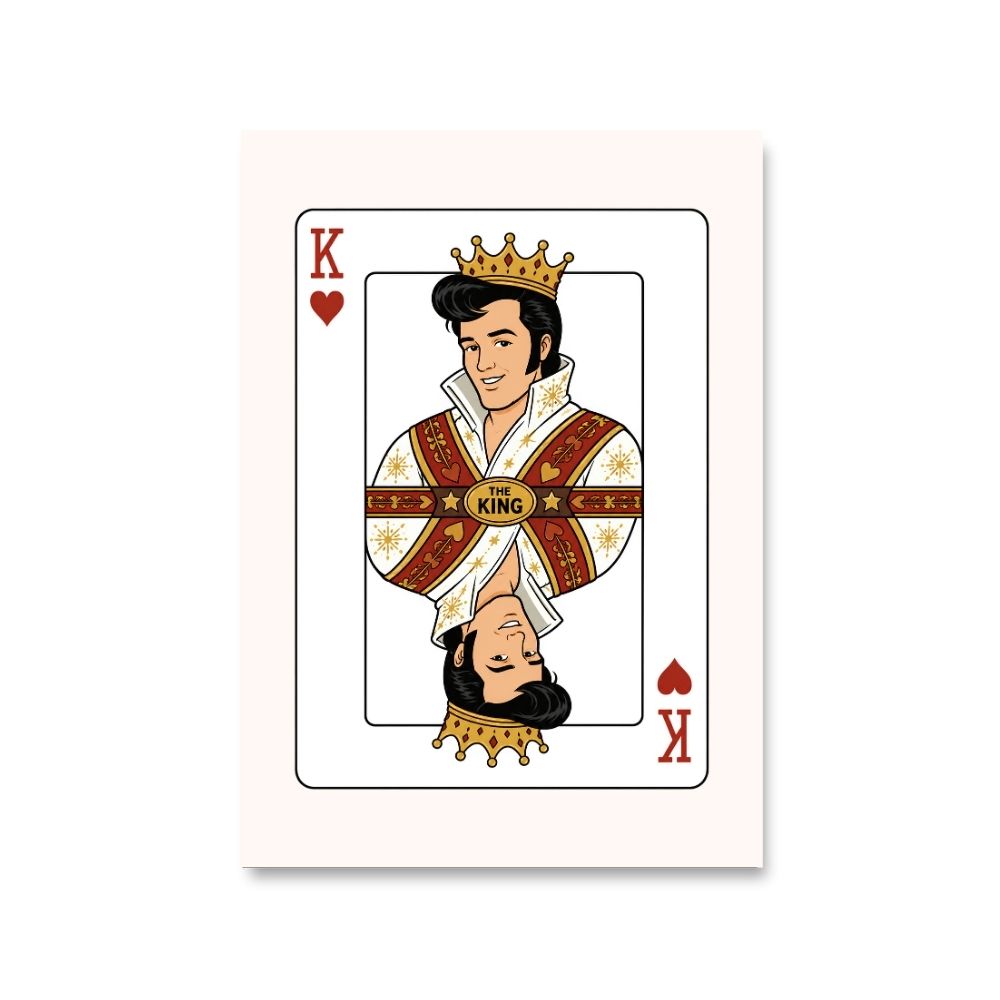 elvis presley the king of rock and roll poster wall art buy online india the banyan tee tbt 8 x 10