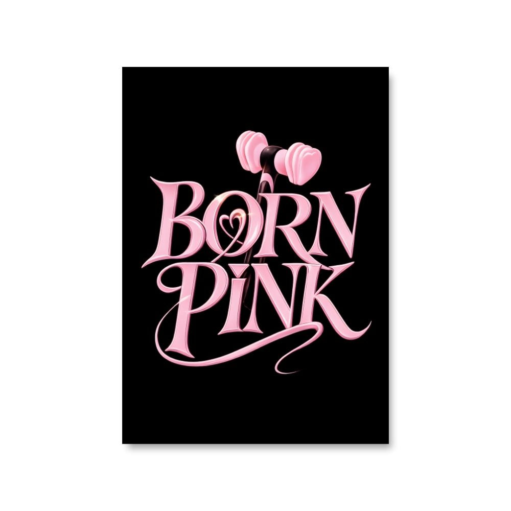 black pink born pink poster wall art buy online india the banyan tee tbt 8 x 10