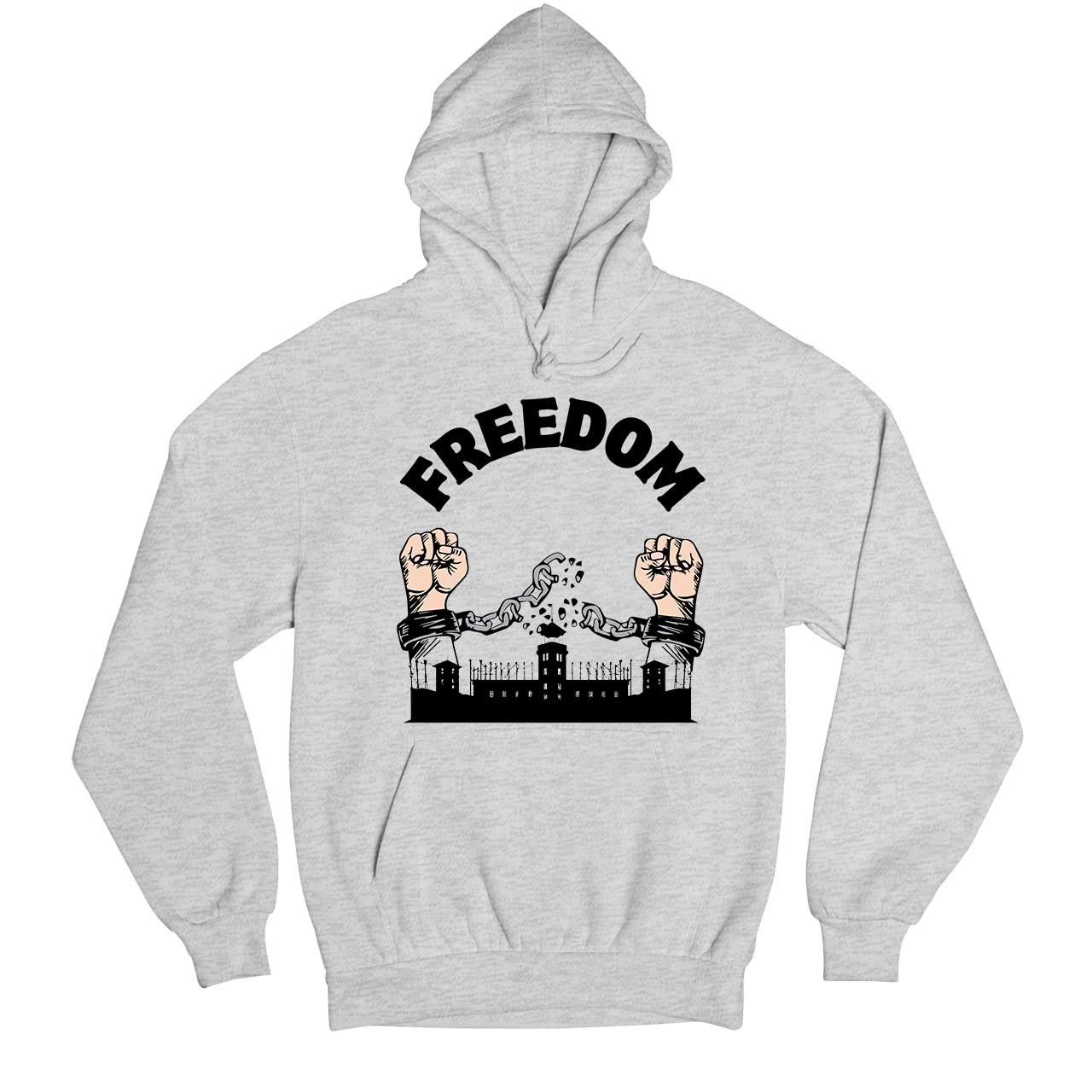 prison break freedom hoodie hooded sweatshirt winterwear tv & movies buy online india the banyan tee tbt men women girls boys unisex gray