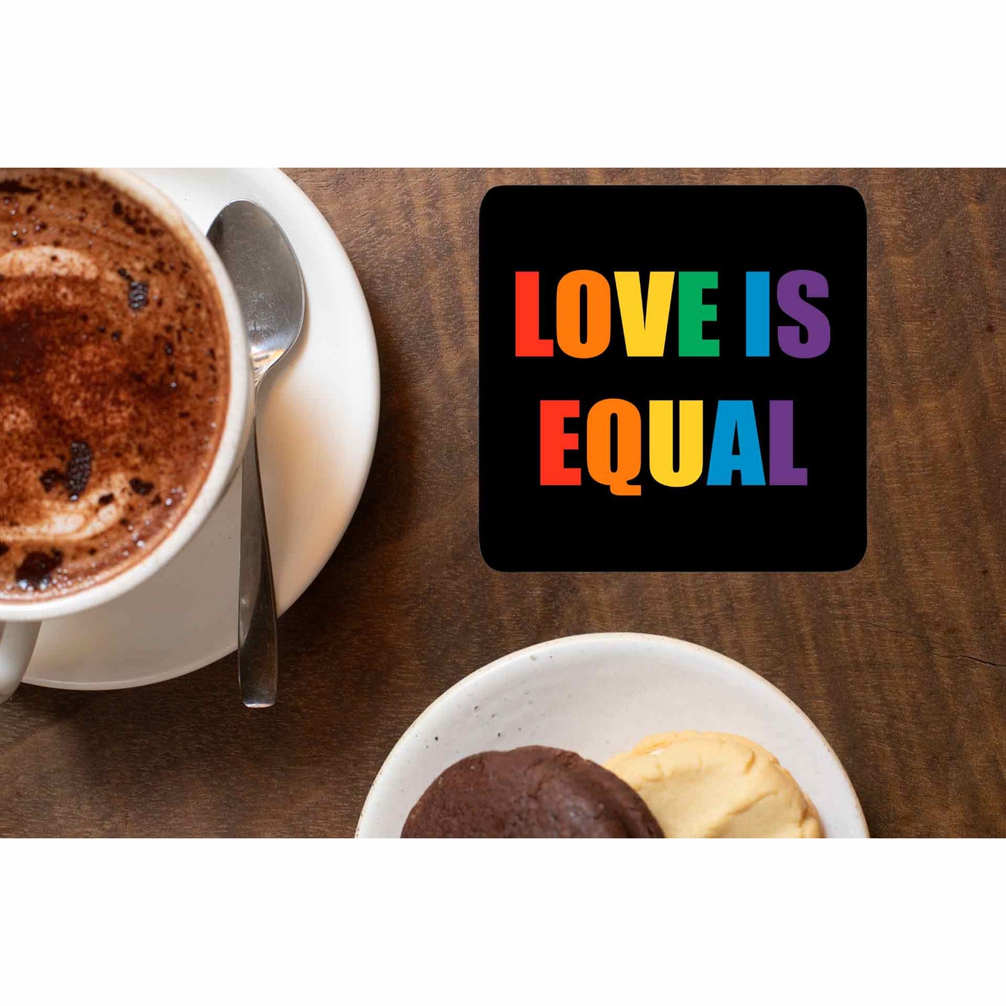pride love is equal coasters wooden table cups indian printed graphic stylish buy online india the banyan tee tbt men women girls boys unisex - lgbtqia+