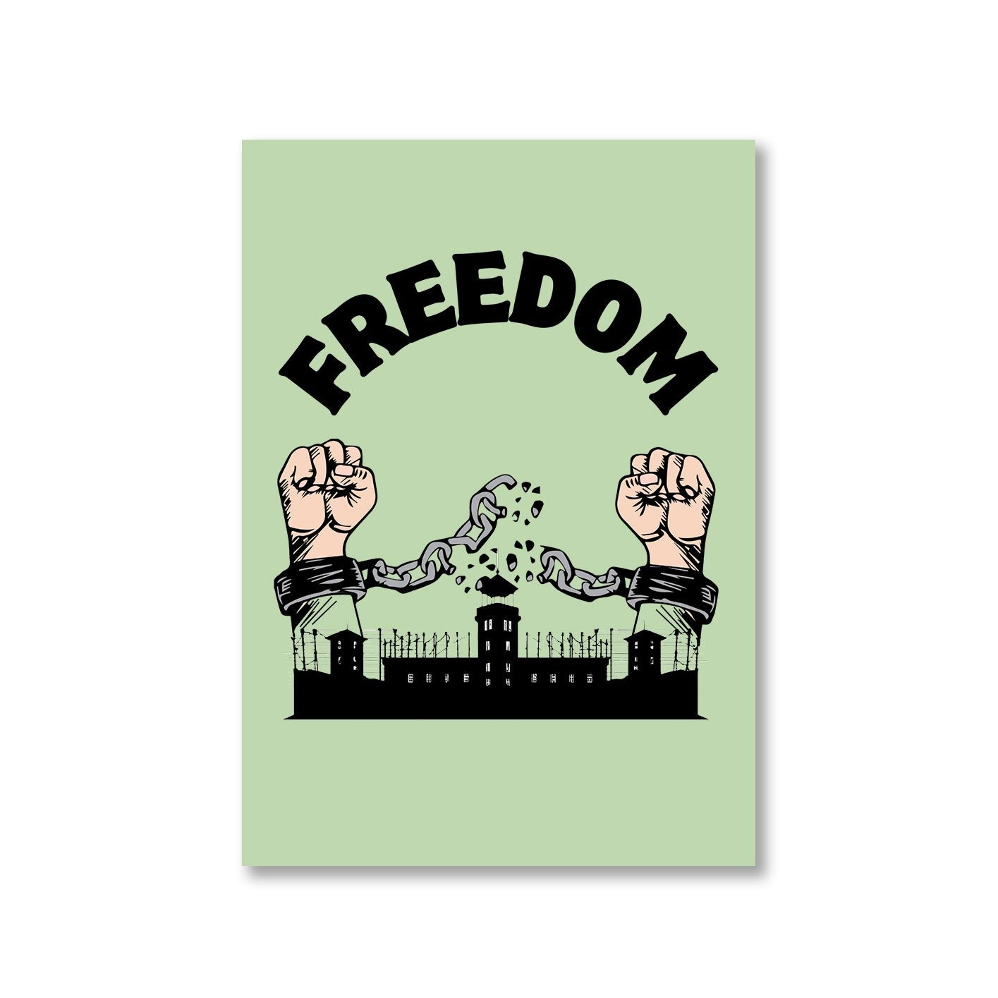 prison break freedom poster wall art buy online india the banyan tee tbt a4