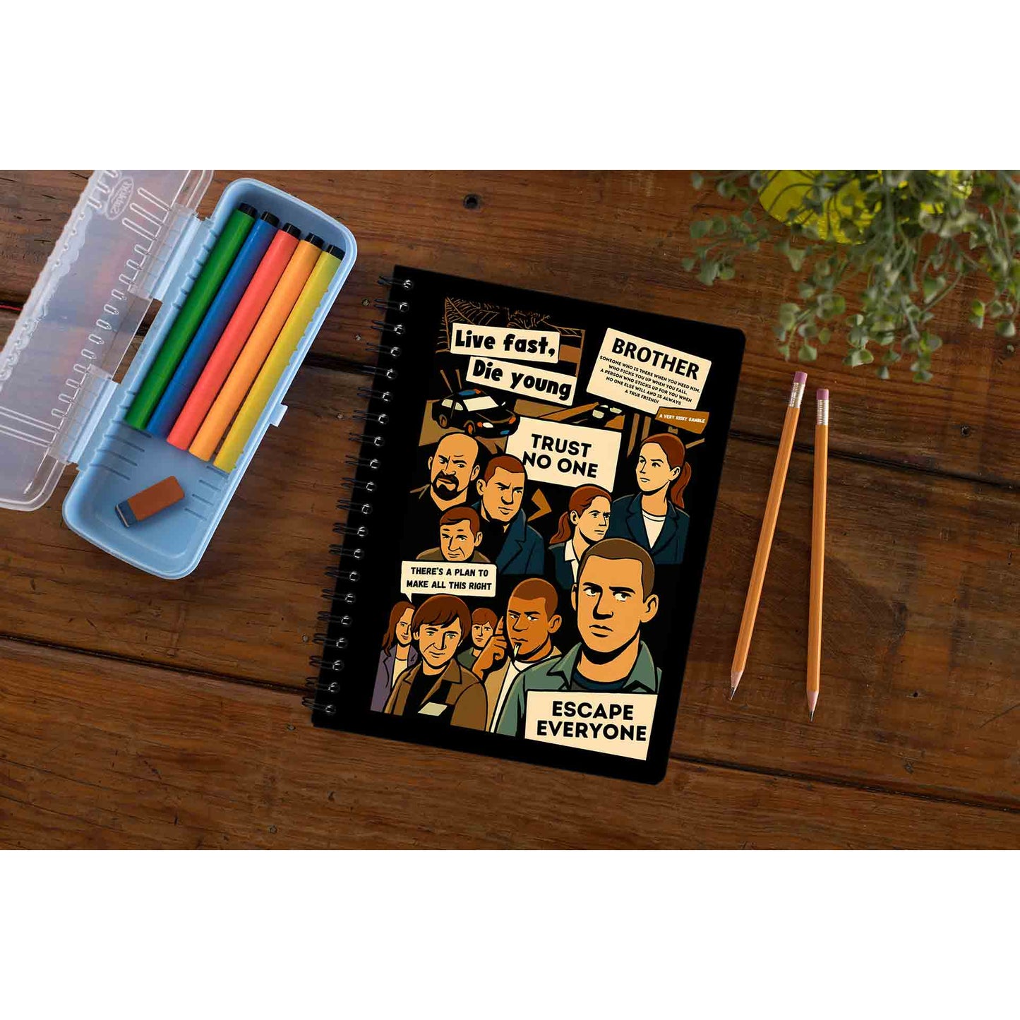 prison break escape everyone notebook notepad diary buy online india the banyan tee tbt unruled