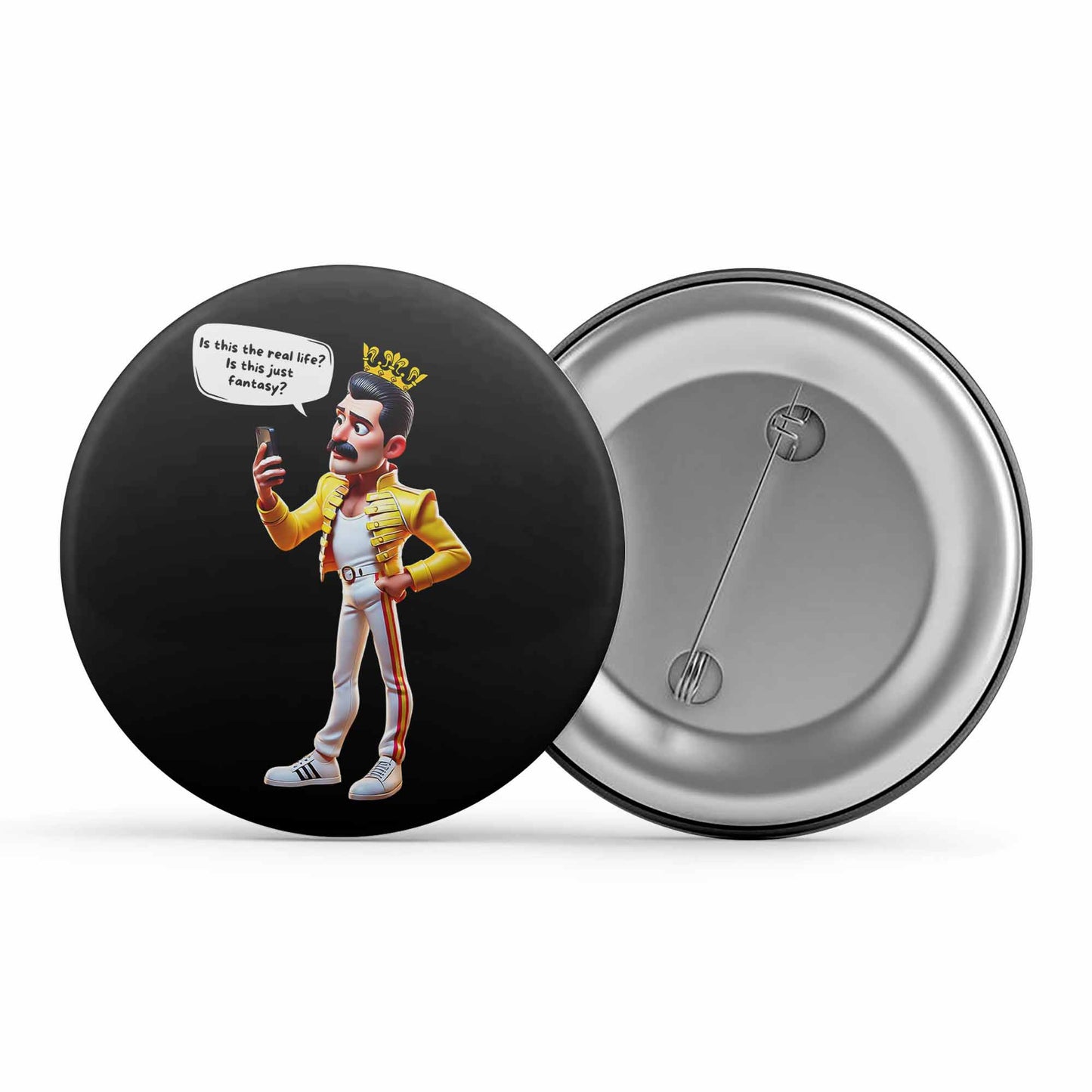 queen is this just fantasy badge pin button music band buy online india the banyan tee tbt men women girls boys unisex