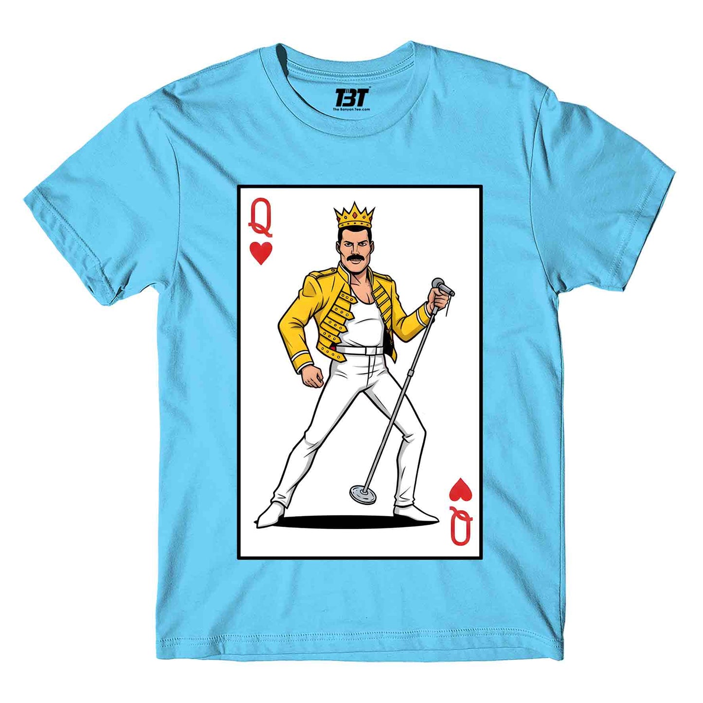 queen the queen of hearts t-shirt music band buy online india the banyan tee tbt men women girls boys unisex turquoise