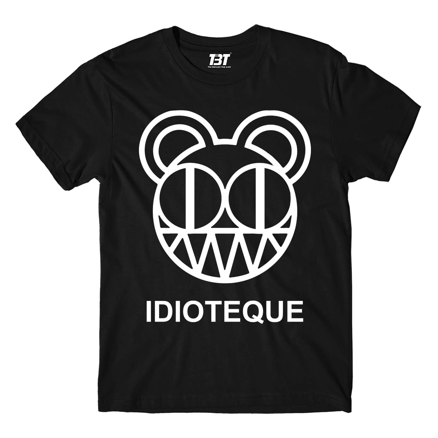 radiohead idioteque t-shirt music band buy online india the banyan tee tbt men women girls boys unisex black