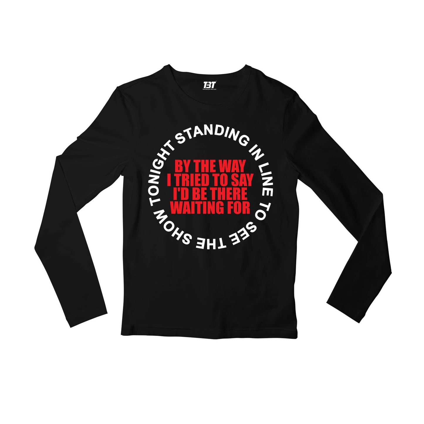 red hot chili peppers by the way full sleeves long sleeves music band buy online india the banyan tee tbt men women girls boys unisex black