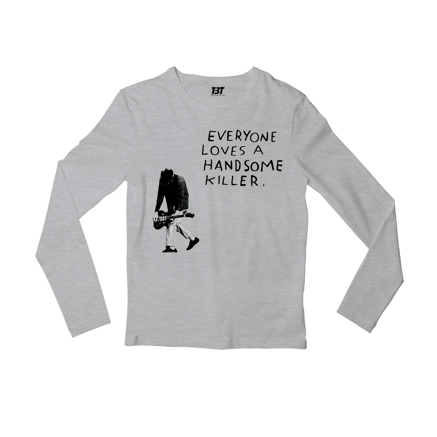 red hot chili peppers handsome killer full sleeves long sleeves music band buy online india the banyan tee tbt men women girls boys unisex gray