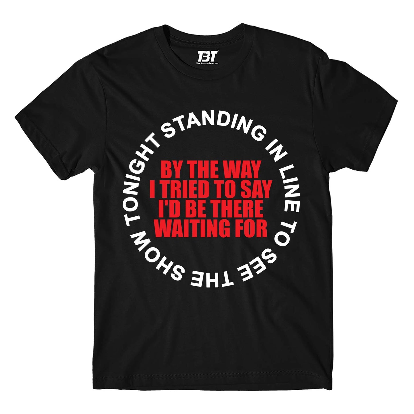 red hot chili peppers by the way t-shirt music band buy online india the banyan tee tbt men women girls boys unisex black