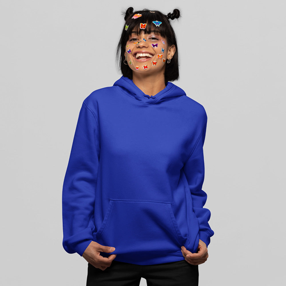 Royal Blue Hoodie TBT Basics at 50 OFF 🤑