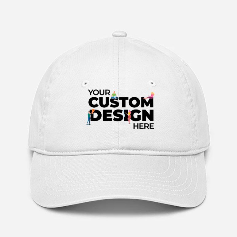 White Customisable Cap by TBT Custom