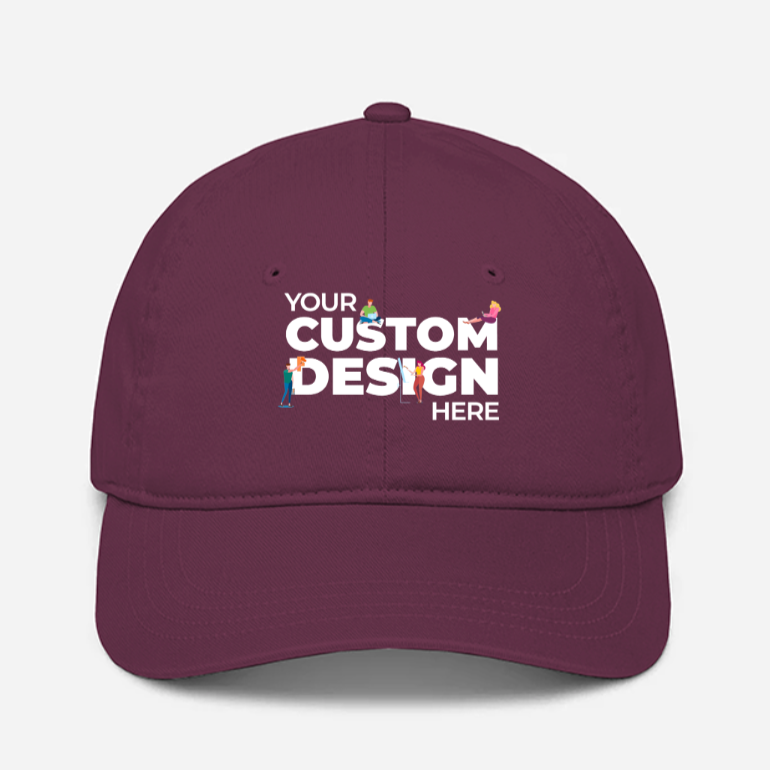 Maroon Customisable Cap by TBT Custom