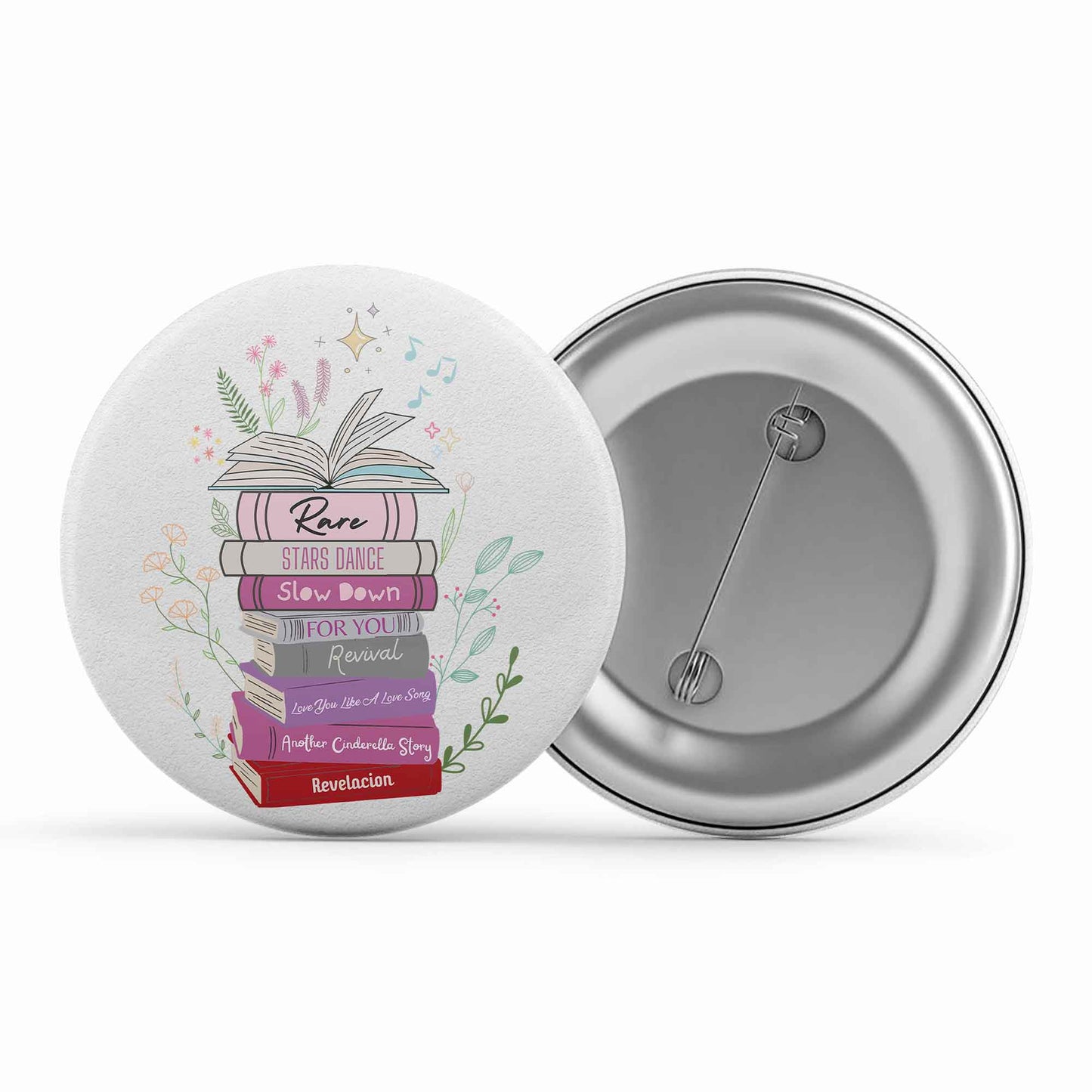 selena gomez selena's songbooks badge pin button music band buy online india the banyan tee tbt men women girls boys unisex