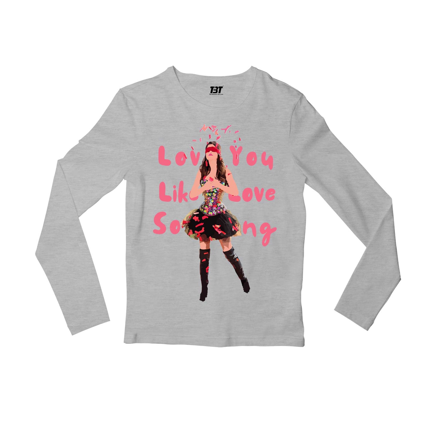 selena gomez love you like a love song full sleeves long sleeves music band buy online india the banyan tee tbt men women girls boys unisex white