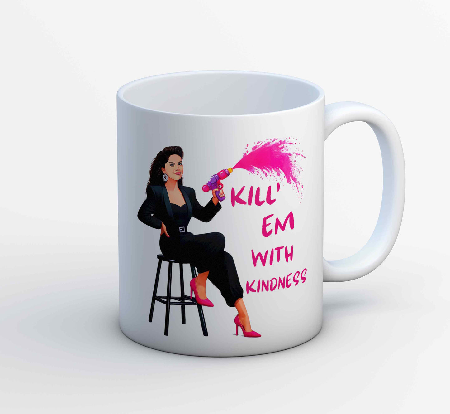 selena gomez kill em with kindness mug coffee ceramic music band buy online india the banyan tee tbt men women girls boys unisex