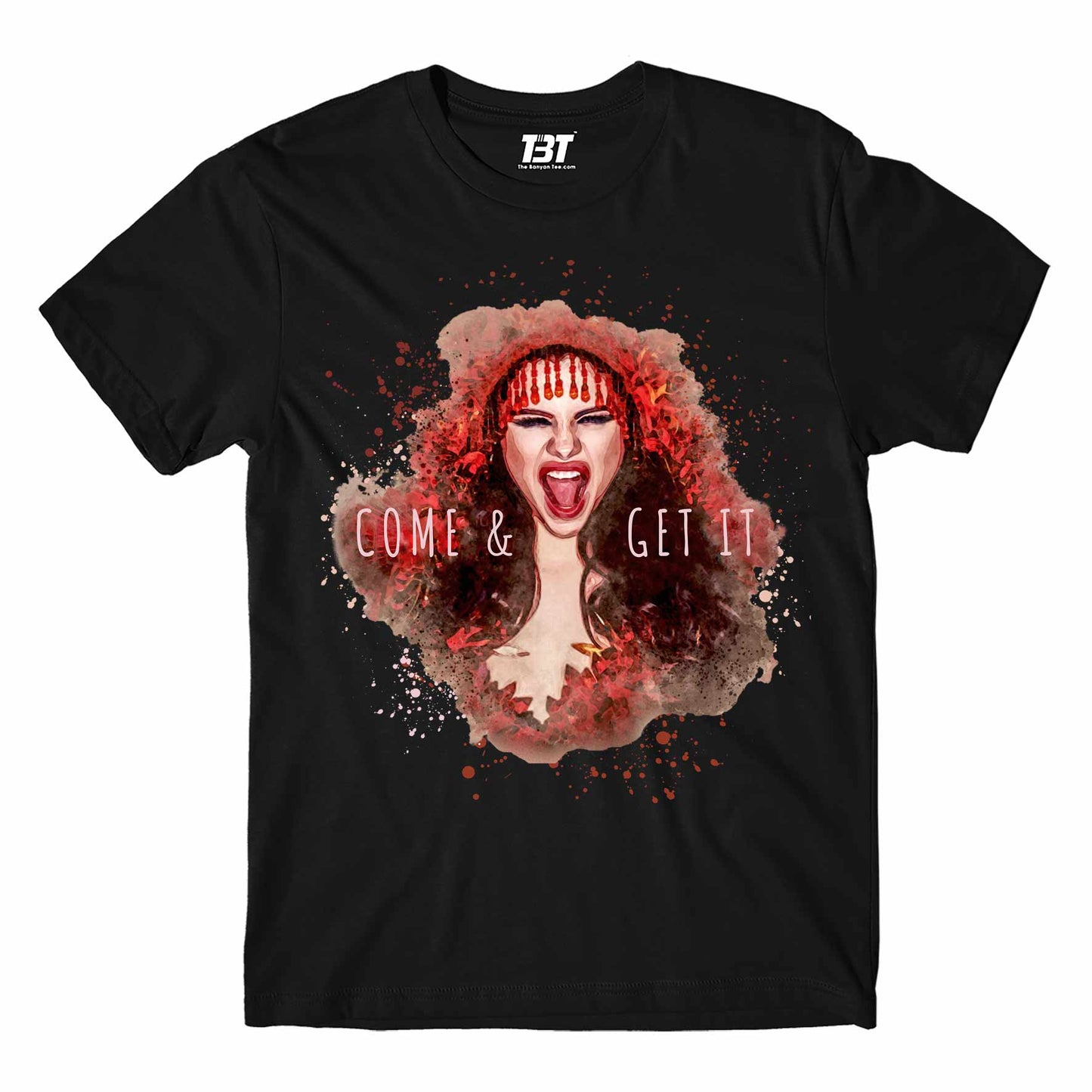 selena gomez come and get it t-shirt music band buy online india the banyan tee tbt men women girls boys unisex black this love will be the death of me but i know i'll die happily