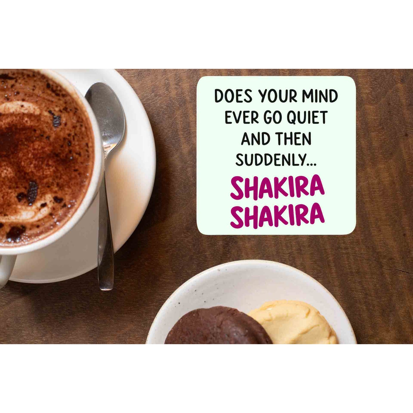 shakira does your mind coasters wooden table cups indian music band buy online india the banyan tee tbt men women girls boys unisex