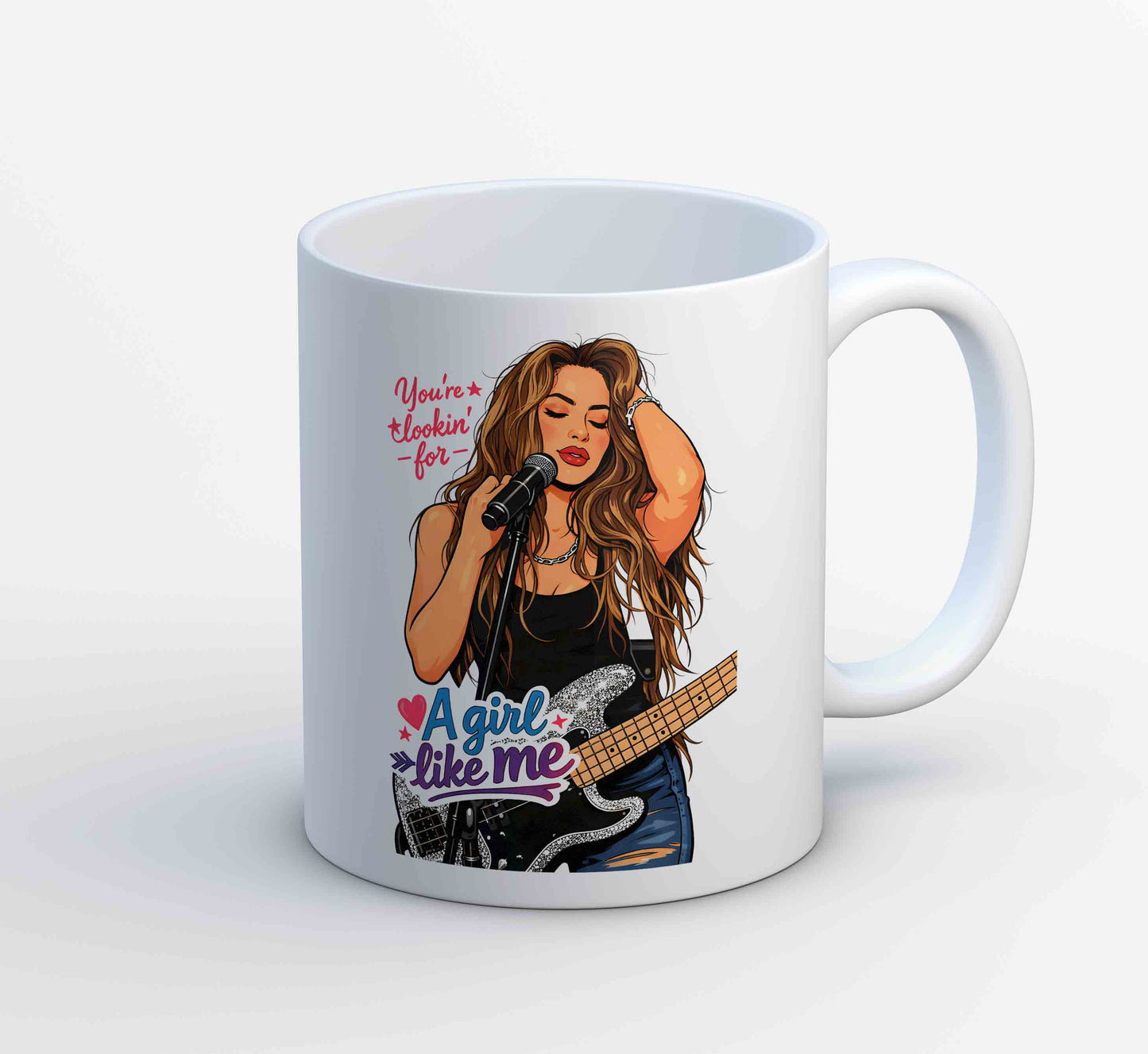 shakira girl like me mug coffee ceramic music band buy online india the banyan tee tbt men women girls boys unisex