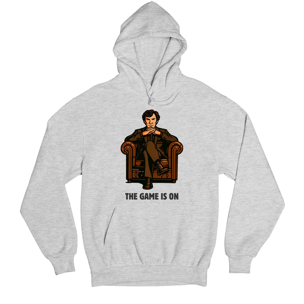 Sherlock Hoodie - The Game Is On Hoodie Hooded Sweatshirt The Banyan Tee TBT