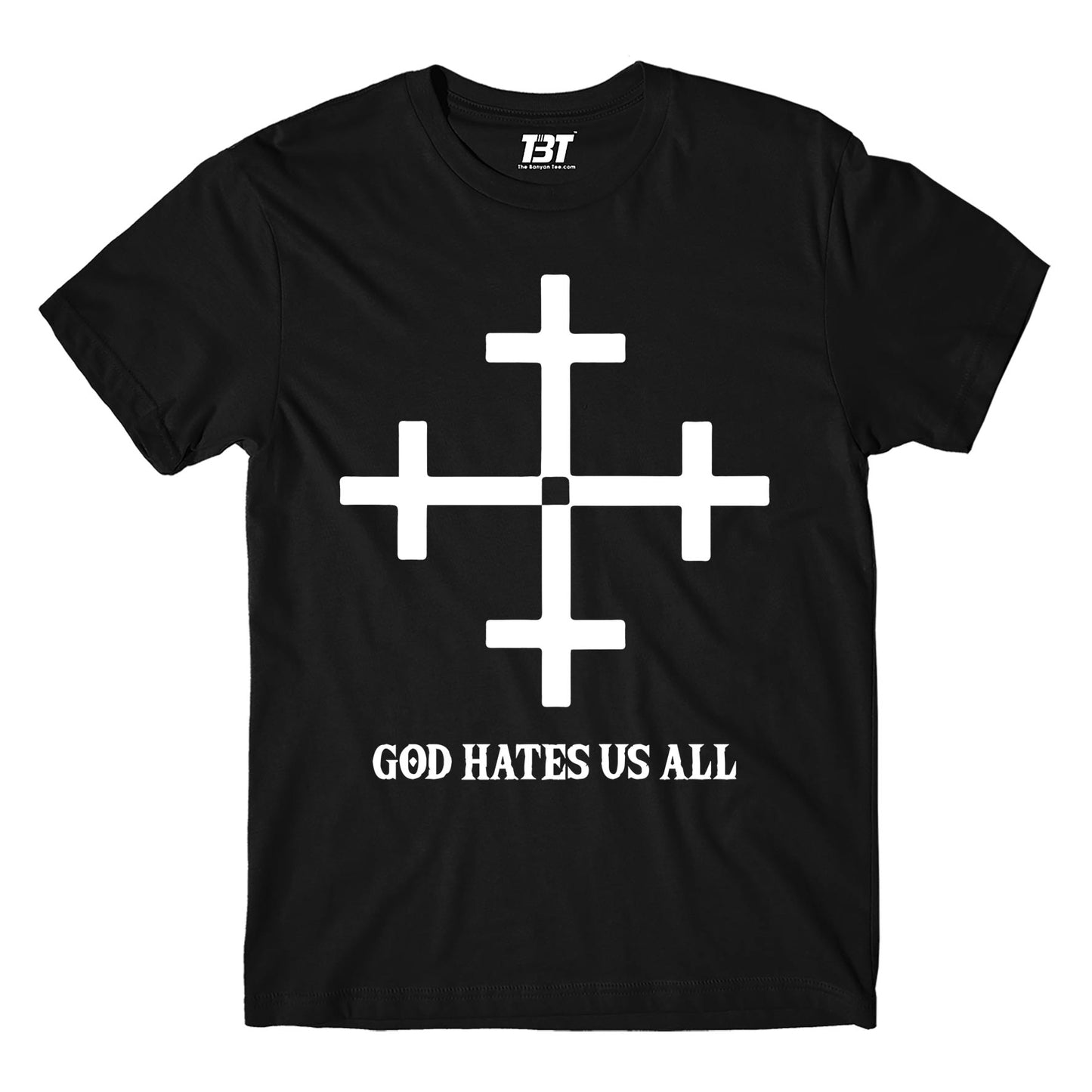 slayer god hates us all t-shirt music band buy online india the banyan tee tbt men women girls boys unisex black