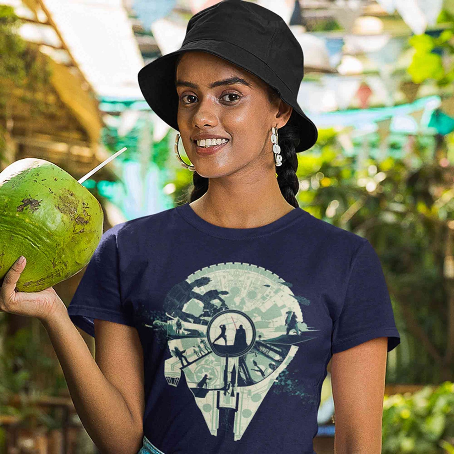 star wars luke vs. vader t-shirt tv & movies buy online india the banyan tee tbt men women girls boys unisex navy