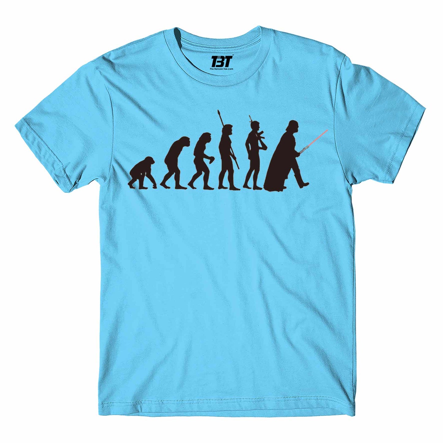 star wars the darth evolution t-shirt tv & movies buy online india the banyan tee tbt men women girls boys unisex gray