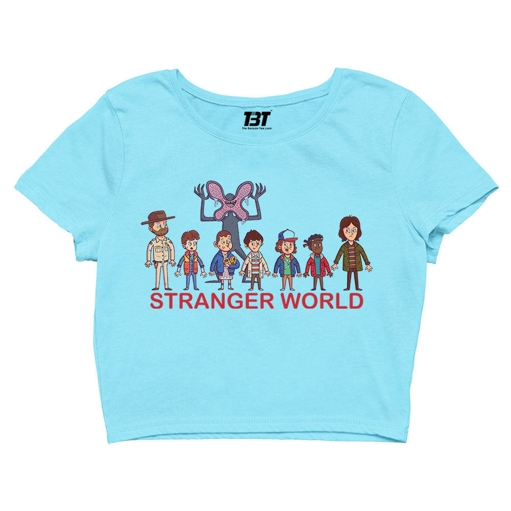 Buy Stranger Things Crop Top Stranger World at 50 OFF