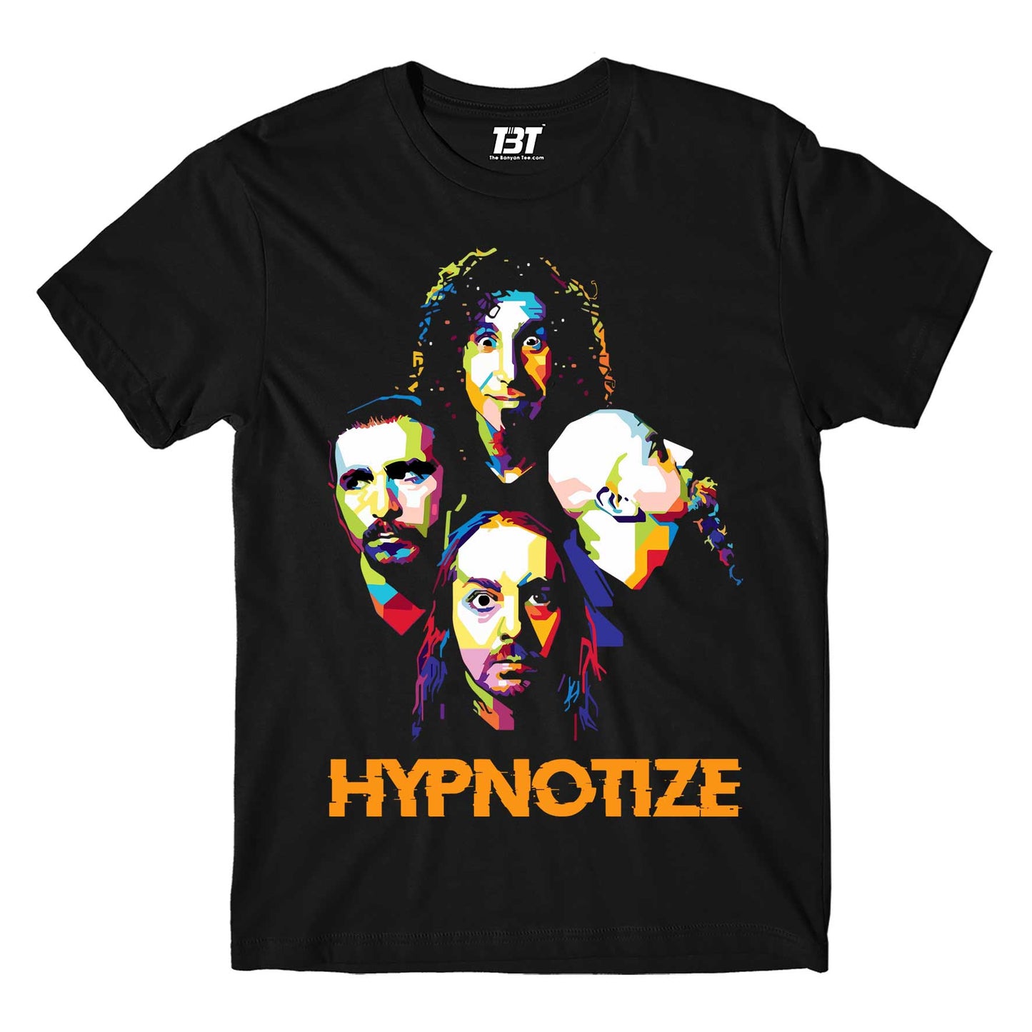 system of a down hypnotize t-shirt music band buy online india the banyan tee tbt men women girls boys unisex black