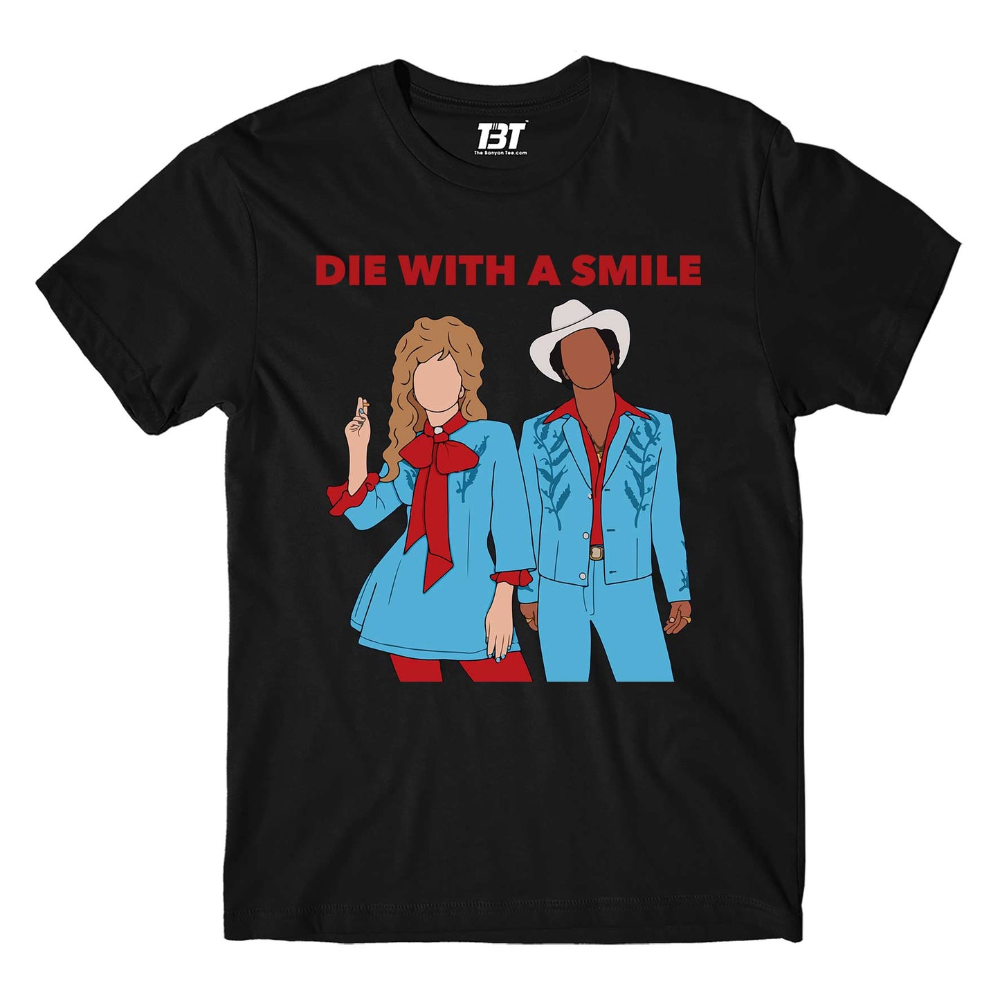 lady gaga die with a smile t-shirt music band buy online india the banyan tee tbt men women girls boys unisex black